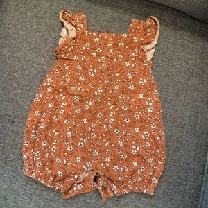 Newborn girls romper